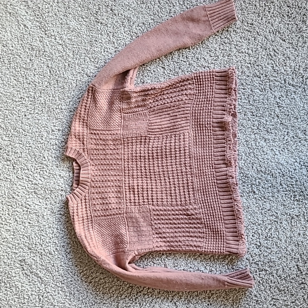 Madewell Blush Chunky Sweater Sz: M